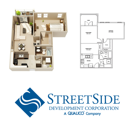 StreetSide – Evanstone Square 3D Viualization
