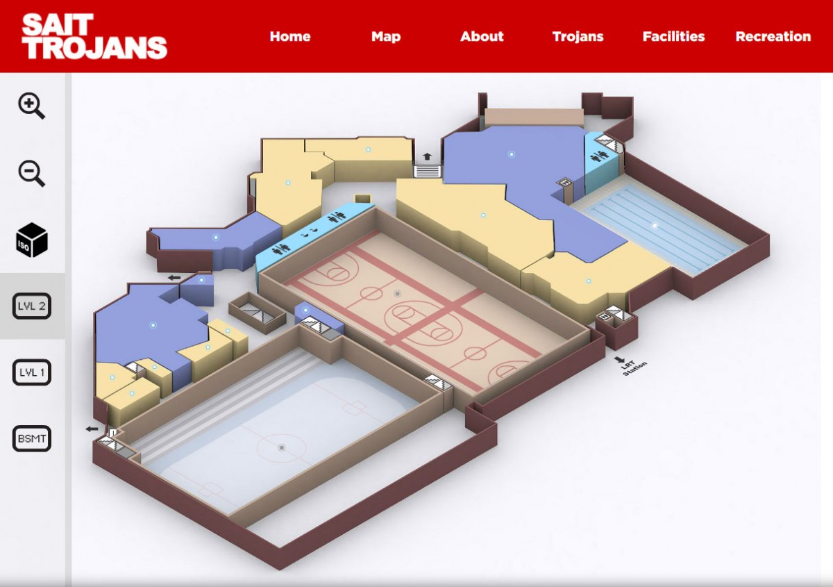 Interactive Map for SAIT Trojans